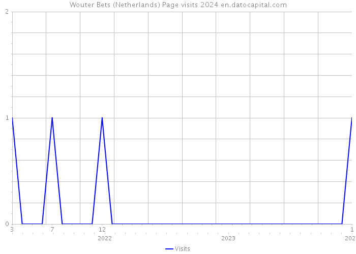 Wouter Bets (Netherlands) Page visits 2024 