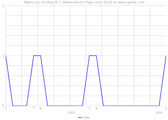 Matris Lac Holding B.V. (Netherlands) Page visits 2024 