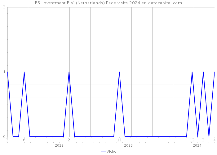 BB-Investment B.V. (Netherlands) Page visits 2024 