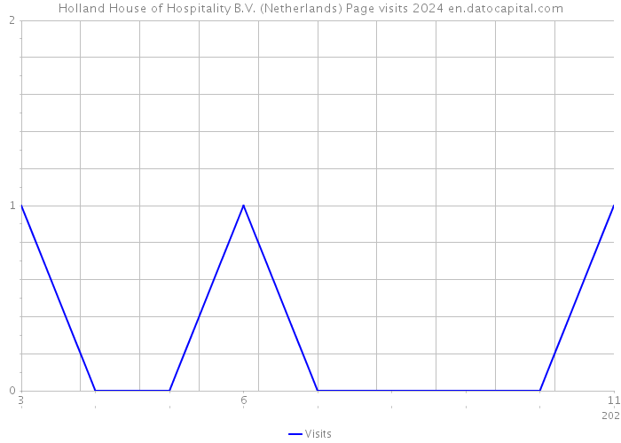 Holland House of Hospitality B.V. (Netherlands) Page visits 2024 