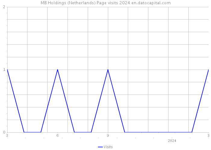 MB Holdings (Netherlands) Page visits 2024 