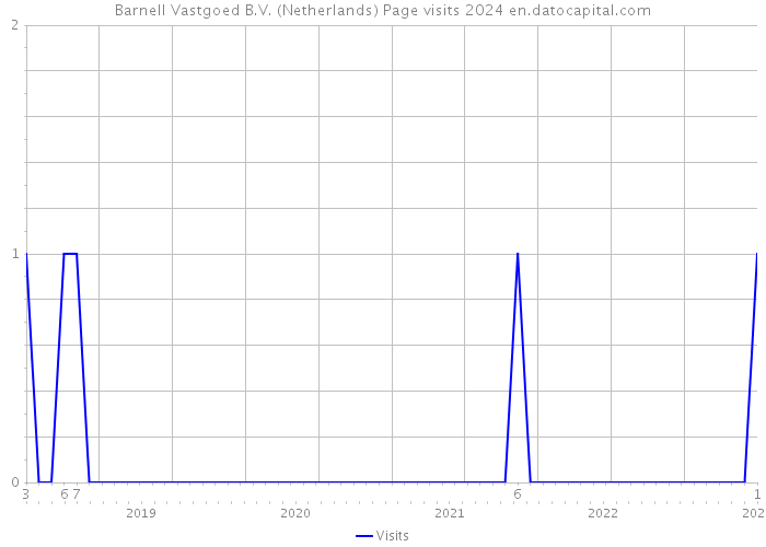 Barnell Vastgoed B.V. (Netherlands) Page visits 2024 