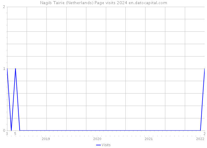 Nagib Tairie (Netherlands) Page visits 2024 