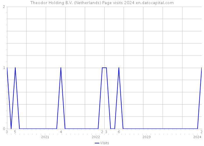Theodor Holding B.V. (Netherlands) Page visits 2024 