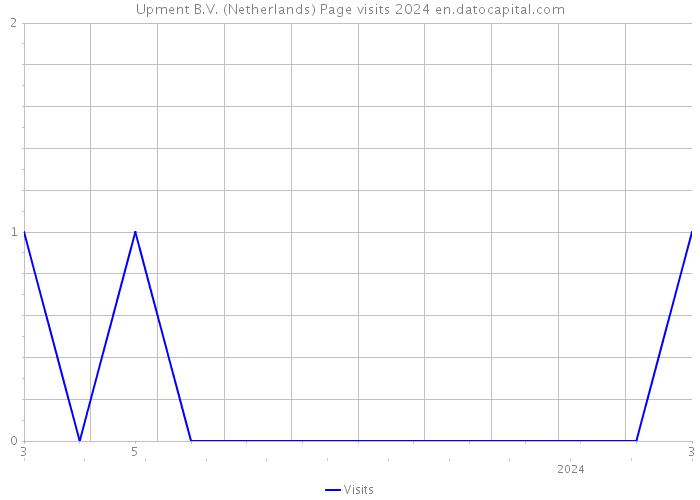 Upment B.V. (Netherlands) Page visits 2024 