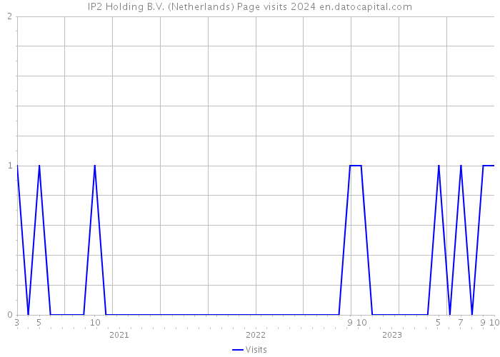 IP2 Holding B.V. (Netherlands) Page visits 2024 