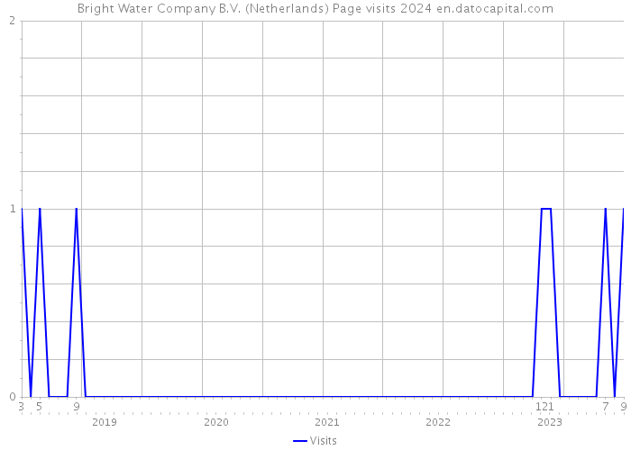 Bright Water Company B.V. (Netherlands) Page visits 2024 