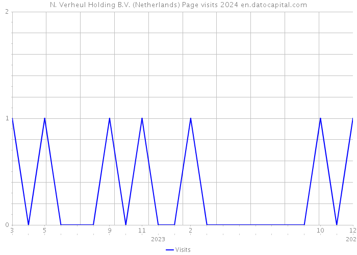 N. Verheul Holding B.V. (Netherlands) Page visits 2024 