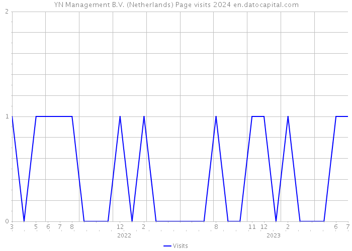 YN Management B.V. (Netherlands) Page visits 2024 
