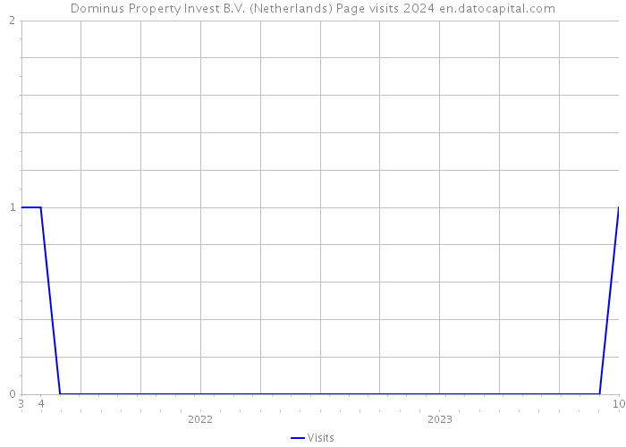 Dominus Property Invest B.V. (Netherlands) Page visits 2024 
