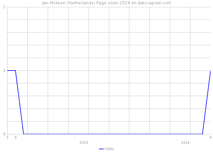 Jan Hokken (Netherlands) Page visits 2024 