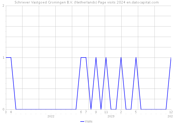 Schriever Vastgoed Groningen B.V. (Netherlands) Page visits 2024 