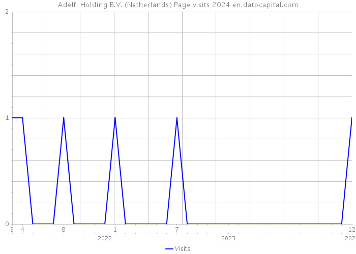 Adelfi Holding B.V. (Netherlands) Page visits 2024 