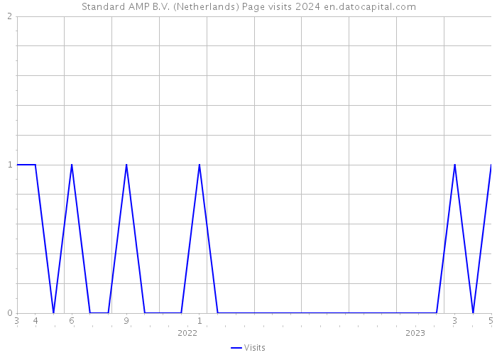 Standard AMP B.V. (Netherlands) Page visits 2024 