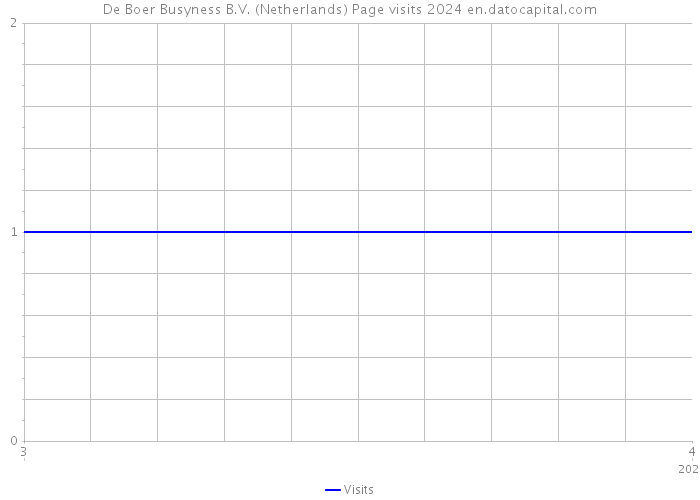 De Boer Busyness B.V. (Netherlands) Page visits 2024 