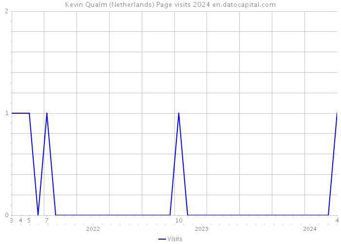 Kevin Qualm (Netherlands) Page visits 2024 