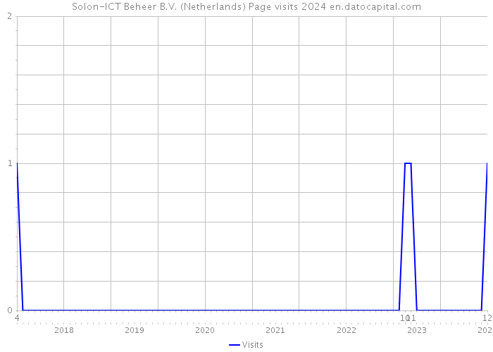 Solon-ICT Beheer B.V. (Netherlands) Page visits 2024 