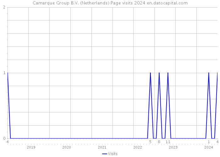 Camarque Group B.V. (Netherlands) Page visits 2024 