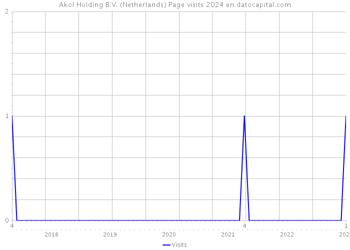 Akol Holding B.V. (Netherlands) Page visits 2024 