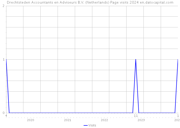 Drechtsteden Accountants en Adviseurs B.V. (Netherlands) Page visits 2024 