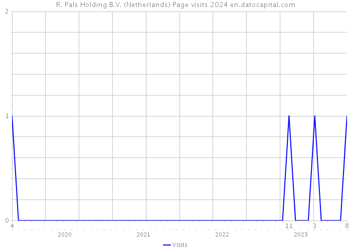 R. Pals Holding B.V. (Netherlands) Page visits 2024 