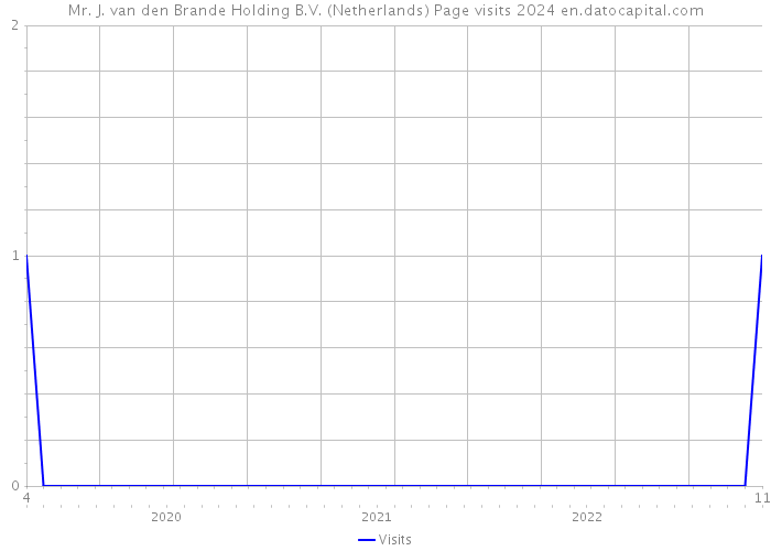 Mr. J. van den Brande Holding B.V. (Netherlands) Page visits 2024 
