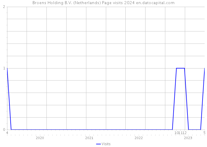 Broens Holding B.V. (Netherlands) Page visits 2024 