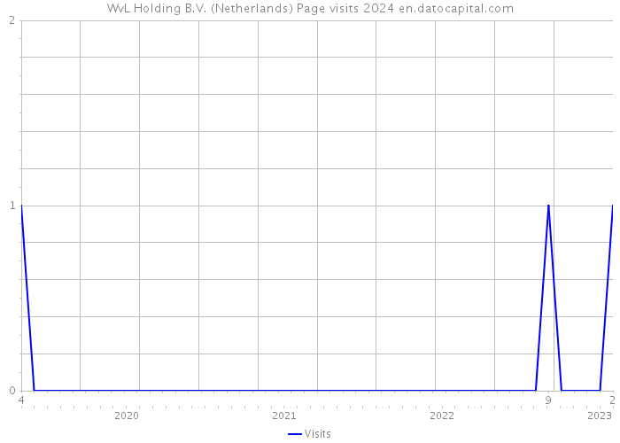 WvL Holding B.V. (Netherlands) Page visits 2024 