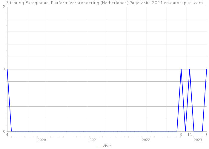 Stichting Euregionaal Platform Verbroedering (Netherlands) Page visits 2024 