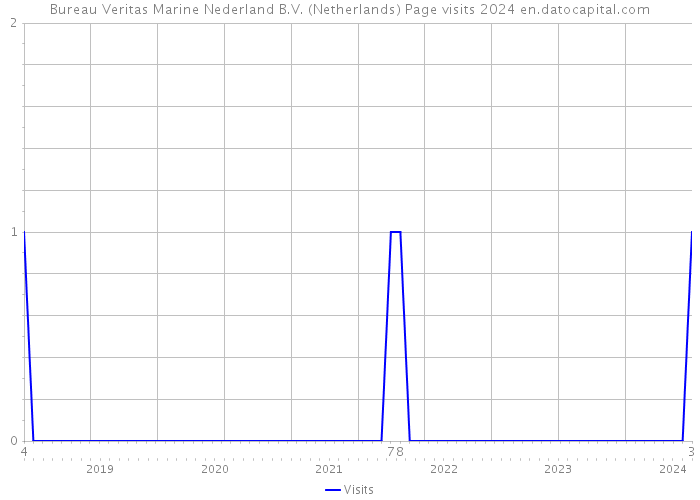 Bureau Veritas Marine Nederland B.V. (Netherlands) Page visits 2024 