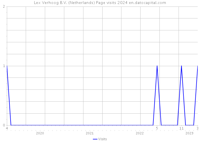 Lex Verhoog B.V. (Netherlands) Page visits 2024 
