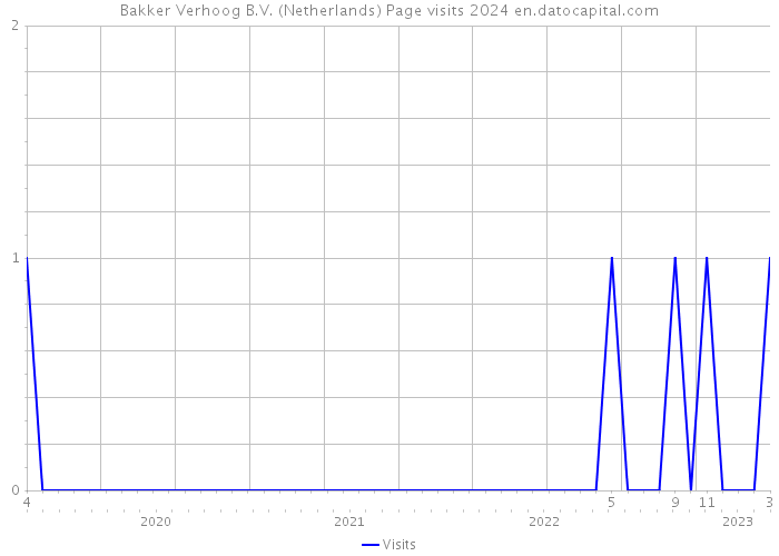 Bakker Verhoog B.V. (Netherlands) Page visits 2024 