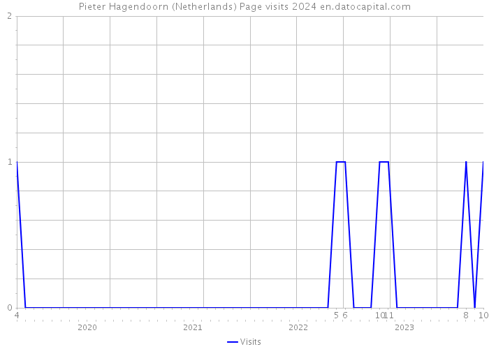 Pieter Hagendoorn (Netherlands) Page visits 2024 