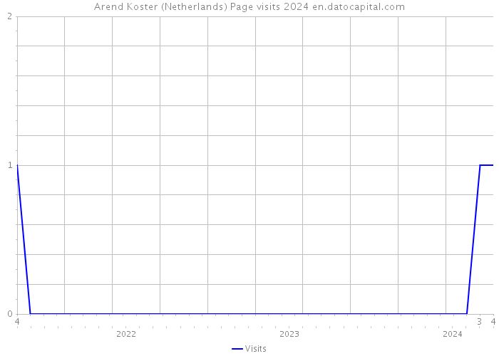 Arend Koster (Netherlands) Page visits 2024 