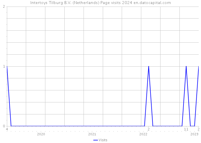Intertoys Tilburg B.V. (Netherlands) Page visits 2024 