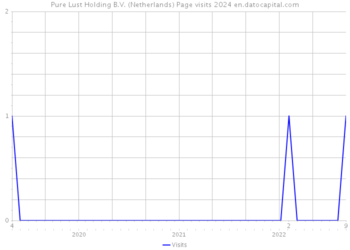 Pure Lust Holding B.V. (Netherlands) Page visits 2024 
