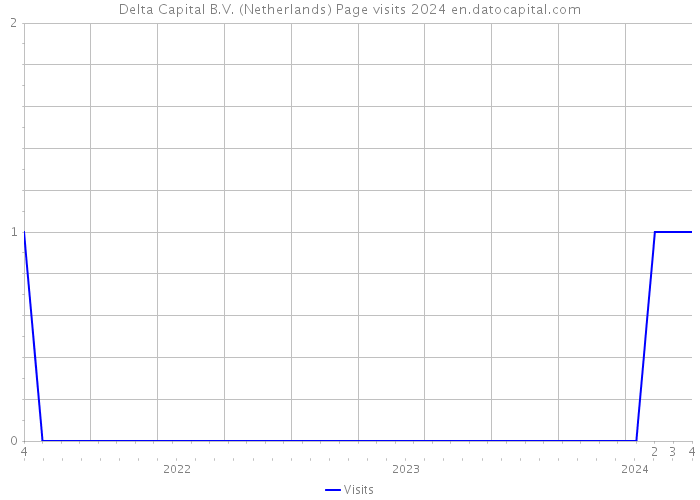 Delta Capital B.V. (Netherlands) Page visits 2024 