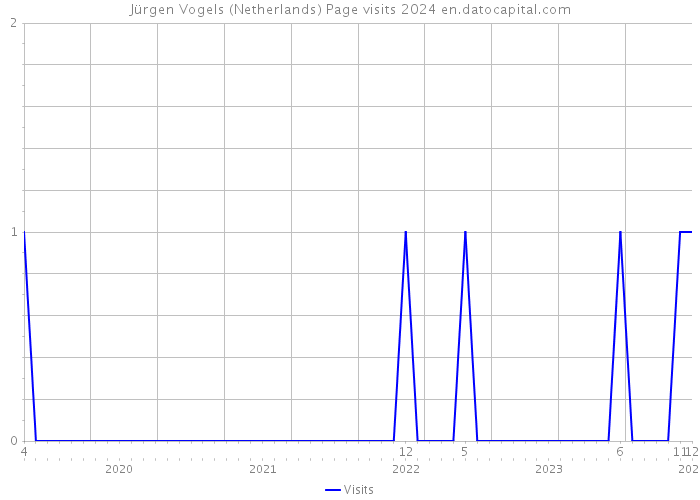 Jürgen Vogels (Netherlands) Page visits 2024 