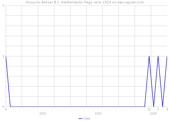 Vinopolis Beheer B.V. (Netherlands) Page visits 2024 