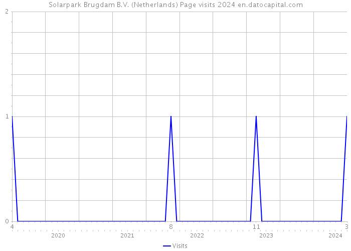 Solarpark Brugdam B.V. (Netherlands) Page visits 2024 