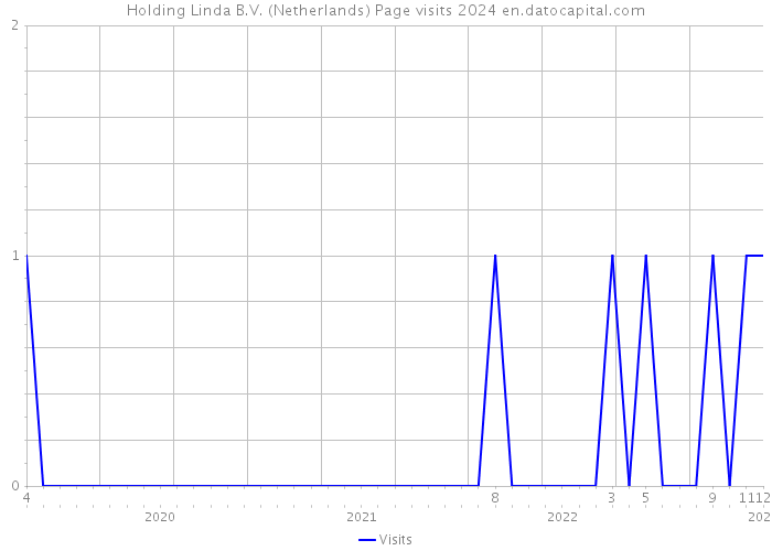 Holding Linda B.V. (Netherlands) Page visits 2024 