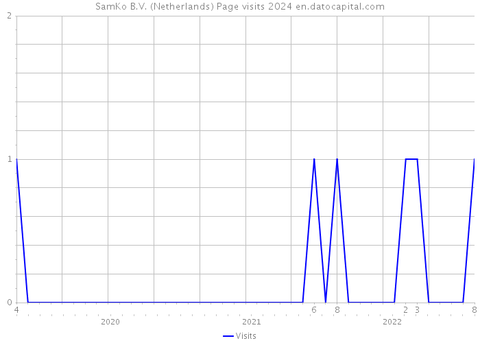 SamKo B.V. (Netherlands) Page visits 2024 