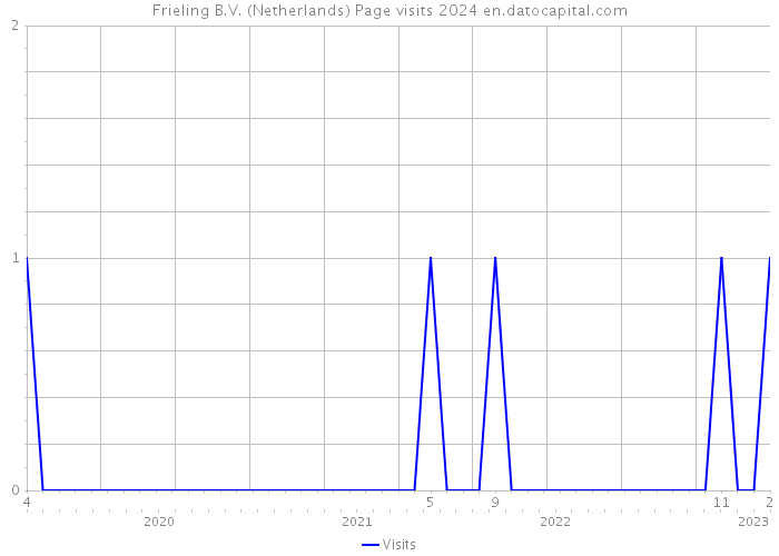 Frieling B.V. (Netherlands) Page visits 2024 