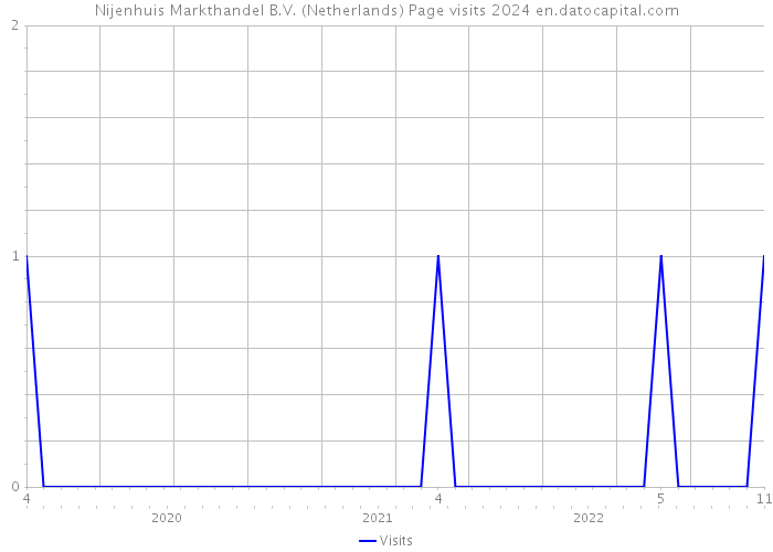 Nijenhuis Markthandel B.V. (Netherlands) Page visits 2024 