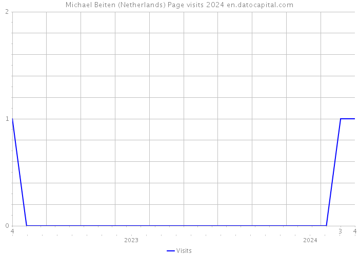 Michael Beiten (Netherlands) Page visits 2024 