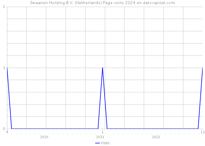 Swaanen Holding B.V. (Netherlands) Page visits 2024 