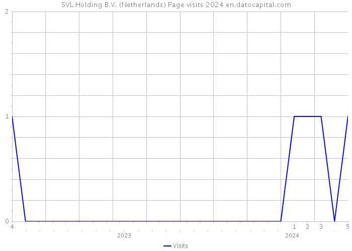 SVL Holding B.V. (Netherlands) Page visits 2024 