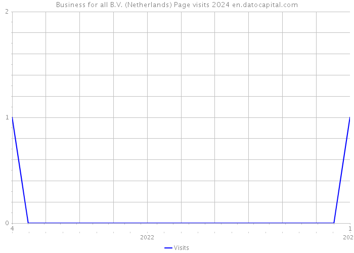 Business for all B.V. (Netherlands) Page visits 2024 