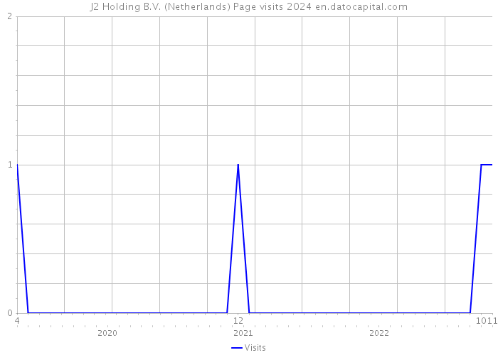 J2 Holding B.V. (Netherlands) Page visits 2024 