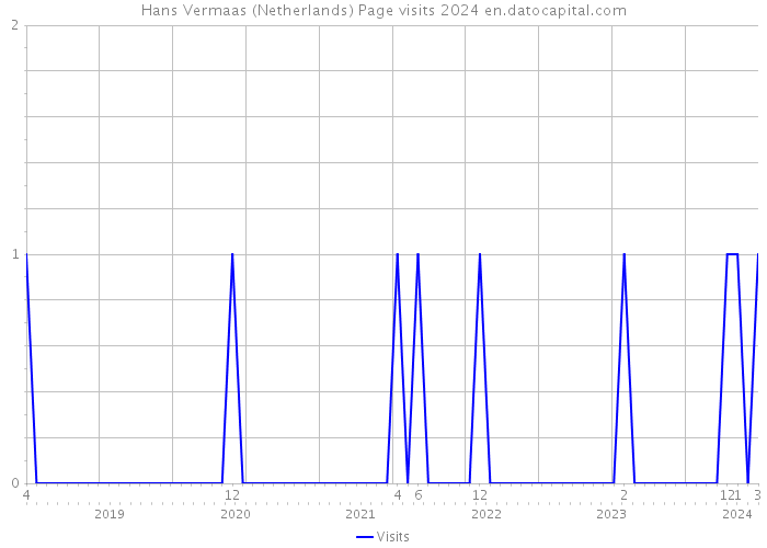 Hans Vermaas (Netherlands) Page visits 2024 